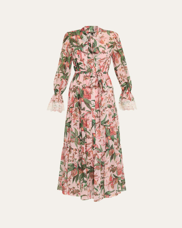 Payne Tiered Floral-Print Maxi Dress